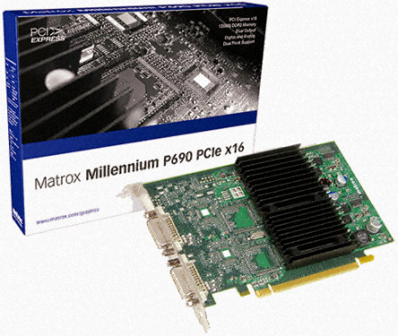 Matrox P69 Mdde128f Grafikkort Gddr2 0 In Distributor Wholesale