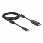 DeLOCK Active USB Type-C to HDMI Cable (DP Alt Mode) 4K 60 Hz 2 m