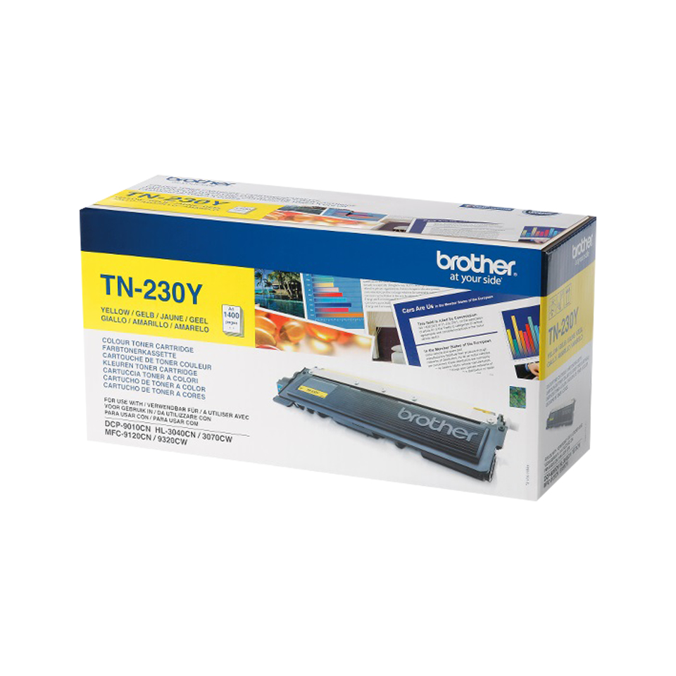 Image of Brother TN-230Y Toner-kit yellow, 1.4K pages ISO/IEC 19798 for...