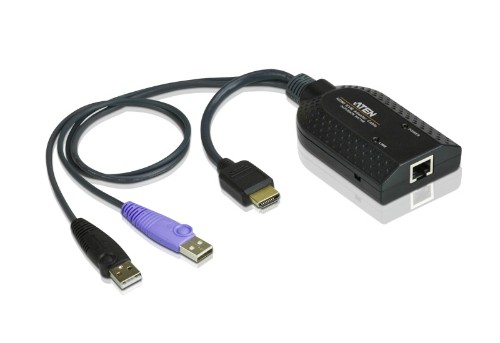 ATEN KA7168-AX KVM cable Black, Metallic, Purple