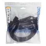 Deltaco DEL-113D power cables Black 2 m C13 coupler
