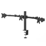 Hama 00118495 monitor mount / stand 68.6 cm (27") Black Desk