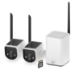 Swann MaxRanger4K Solar Security System with Long Range Wireless and 64GB SD Card - 2 Pack