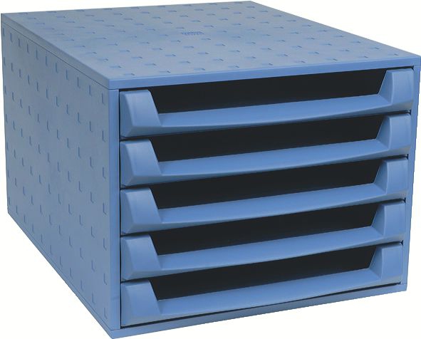 Image of Exacompta 221101D desk tray/organizer Polypropylene (PP) Blue
