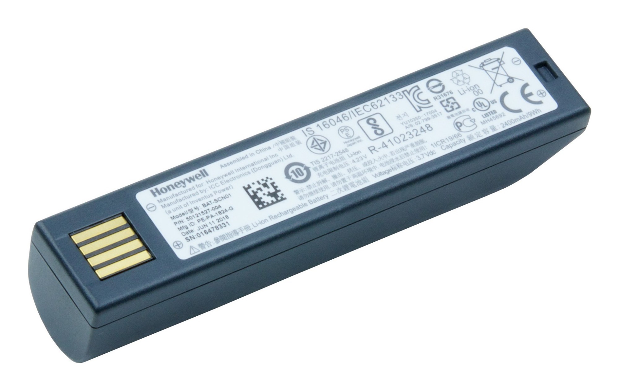 Honeywell Bat-Scn01a Barcode Reader Accessory Battery