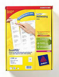 Image of Avery QuickPEEL White FSC