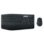 Logitech 920-008221 toetsenbord Inclusief muis Universeel RF-draadloos + Bluetooth QWERTZ Duits Zwart