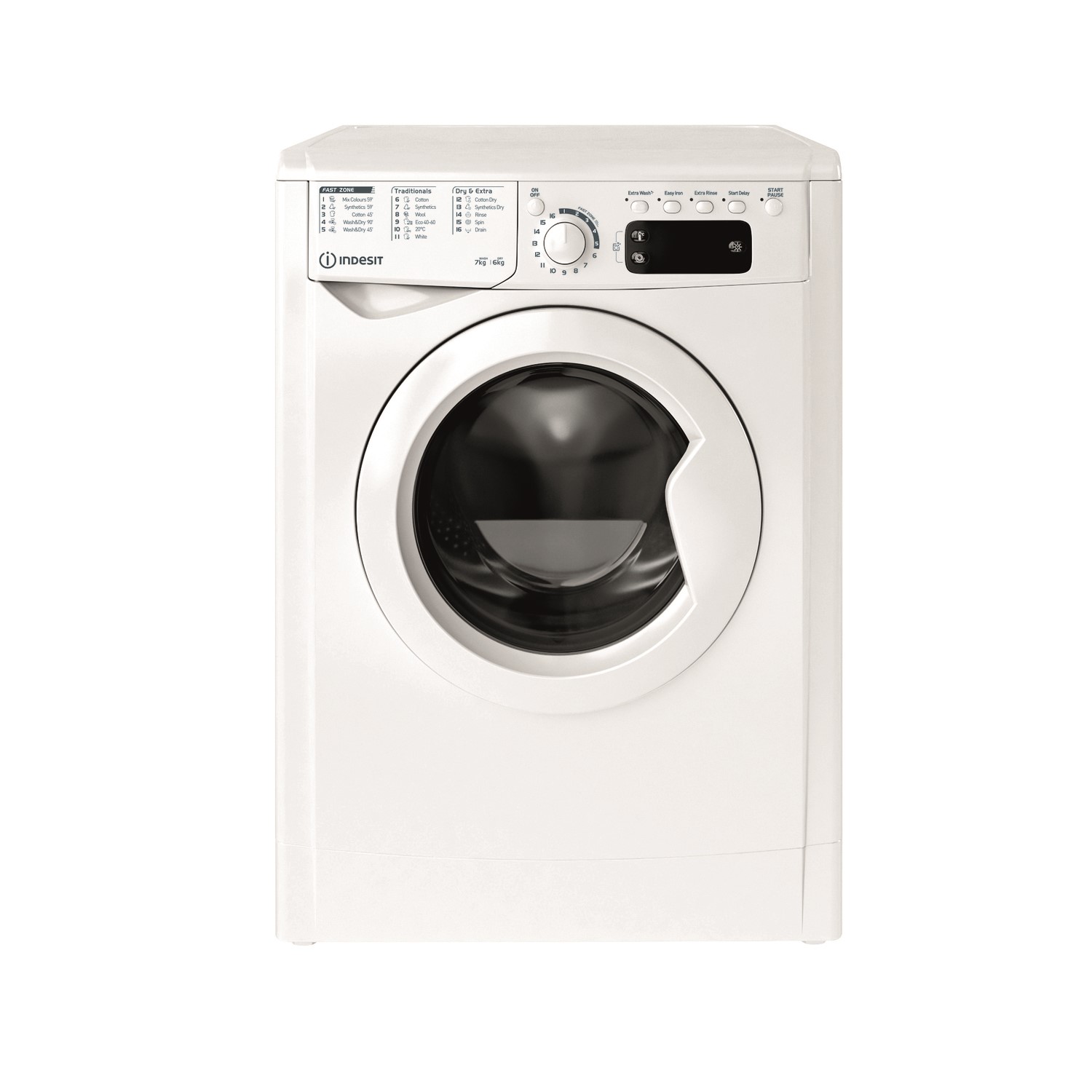 Photos - Other for Computer Indesit 7kg Wash 6kg Dry 1400rpm Washer Dryer - White 869991668710 