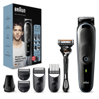 Image of Braun All-in-one MGK3345 - Washable - AC/Battery - Black - Blue