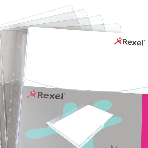 Rexel Nyrex Heavy Duty Extra Capacity Pockets (5)