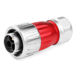 Alcasa S3 IC03-20P301 Rood, Zilver 3-pin