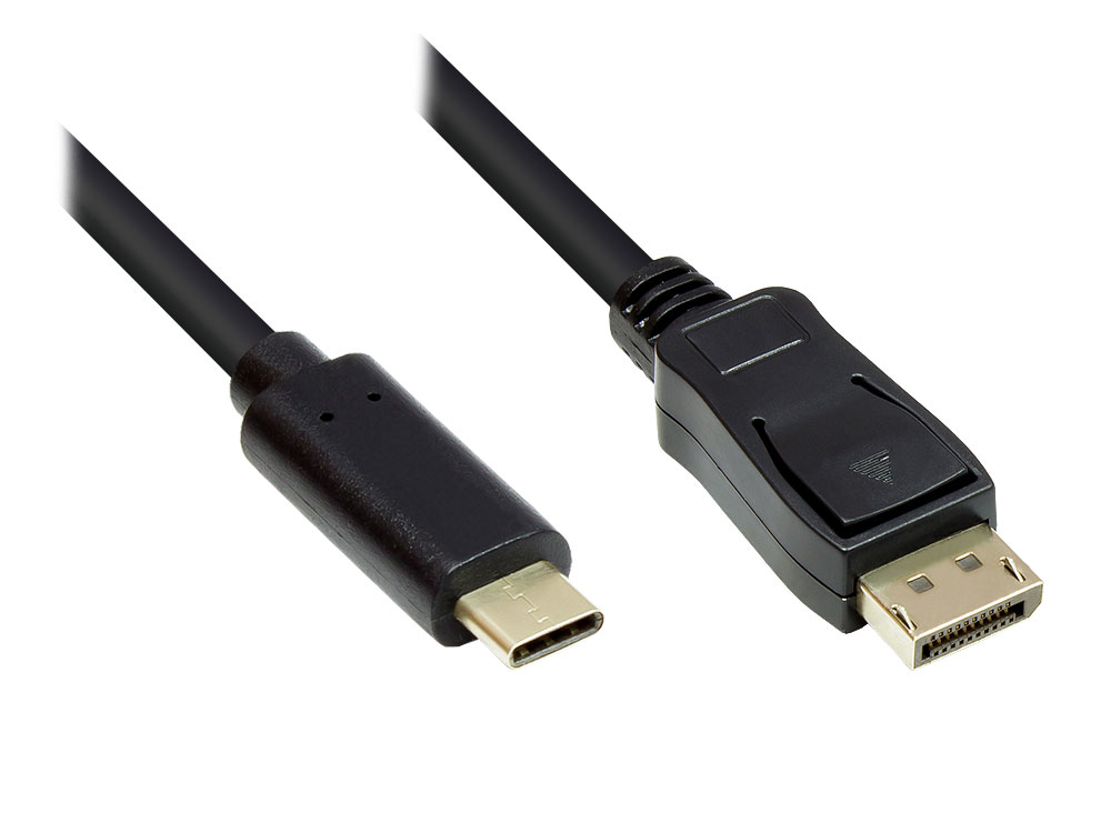 Alcasa GC-M0108 video cable adapter 5 m DisplayPort Black
