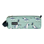 Herlitz Quattro Crazy Zebra Soft pencil case Polyester Black, Green, White