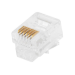 Monoprice 7270 wire connector RJ-12 Transparent