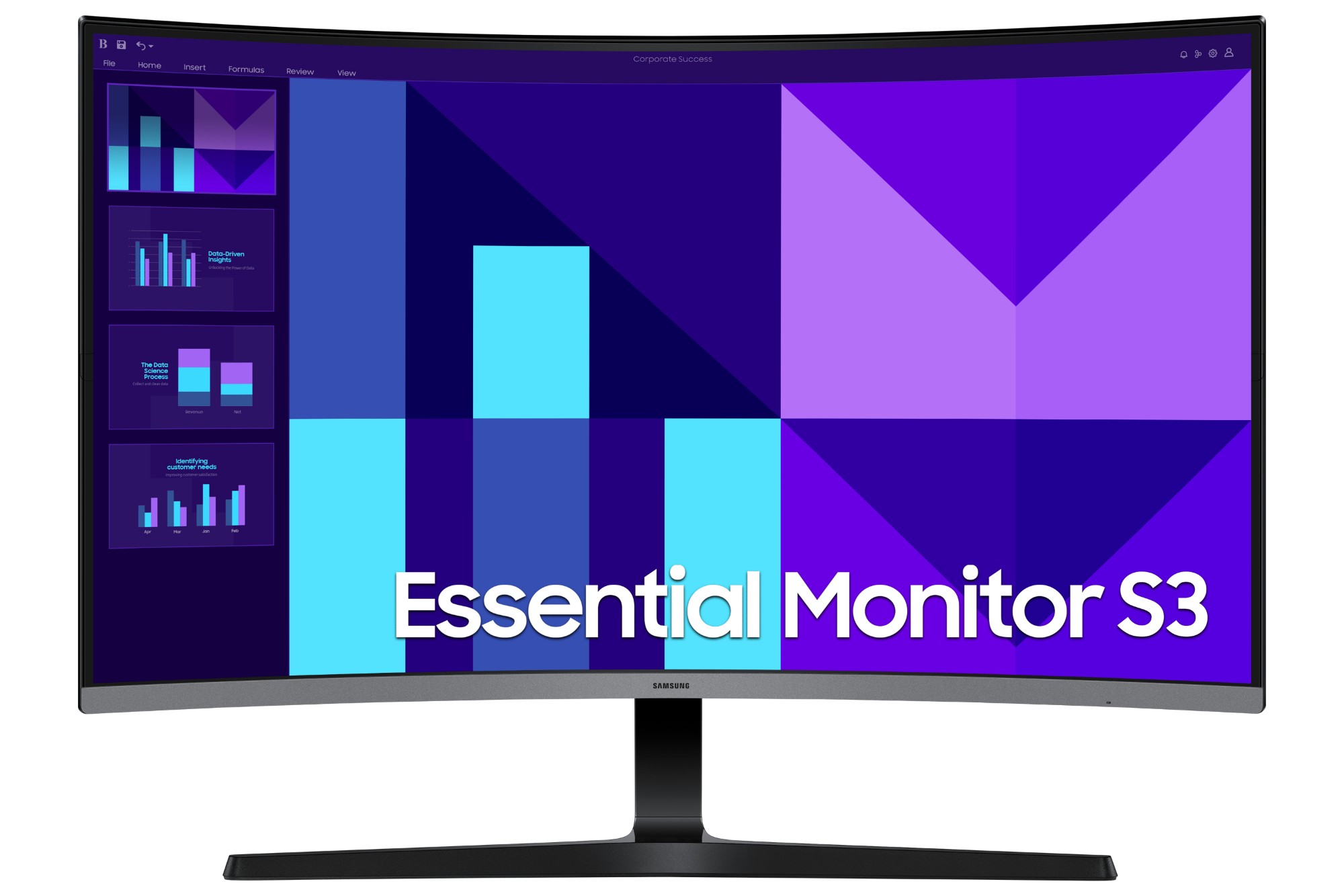 Samsung S39GD computer monitor 81.3 cm (32") 1920 x 1080 pixels Full HD LCD Black