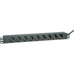 ROLINE 19071621 power extension 2 m 9 AC outlet(s) Indoor Black