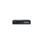 Lancom Systems GS-1108P Unmanaged Gigabit Ethernet (10/100/1000) Power over Ethernet (PoE) Black