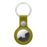 Apple AirTag FineWoven Key Ring - Chartreuse