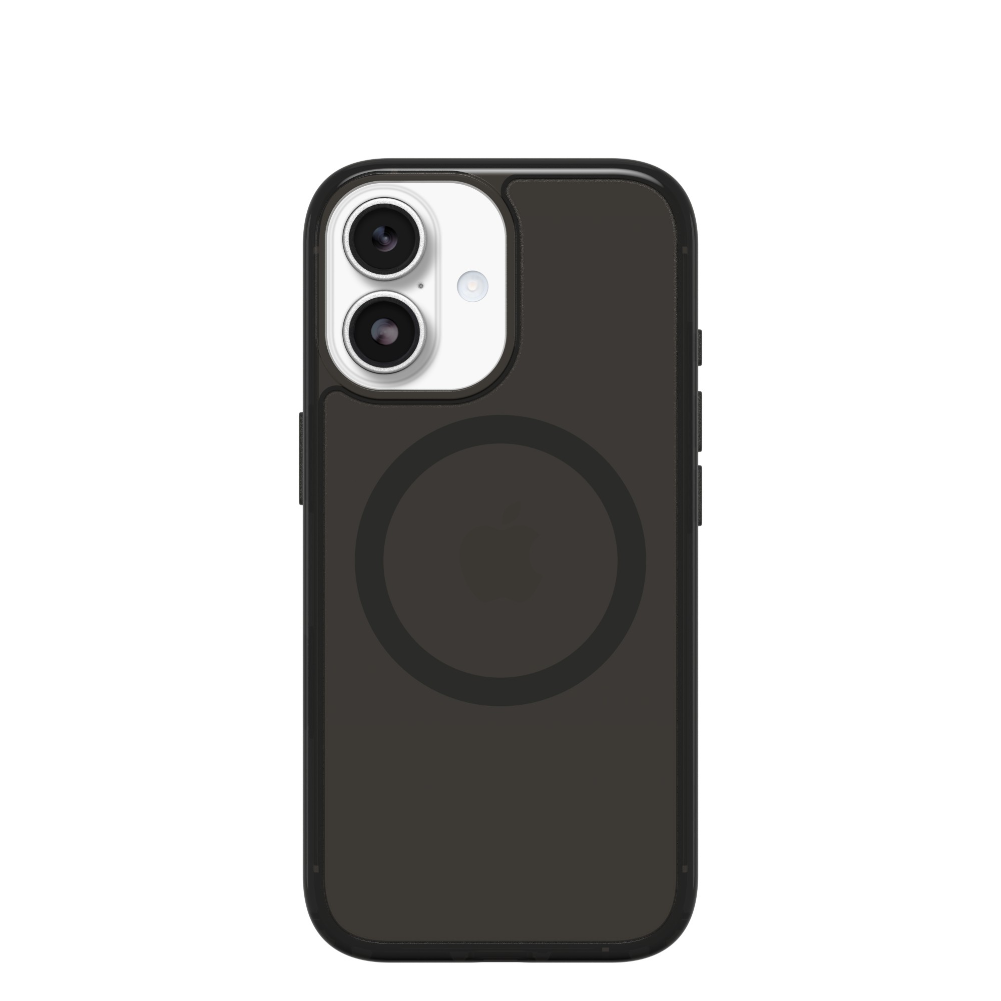 OtterBox Symmetry Clear MagSafe Series for Apple iPhone 17, Black Mist, black