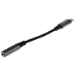 Maplin Lightning Connector to 3.5mm Female Jack Headphone Adapter 5cm Braided