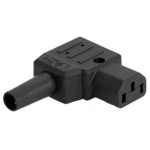 Bachmann 915.173 electrical power plug C13 Black