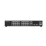 Ruijie Networks RG-ES220GS-P network switch Managed L2 Gigabit Ethernet (10/100/1000) Power over Ethernet (PoE) Black