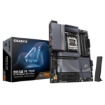 GIGABYTE B850 AI TOP Motherboard - AMD Ryzen 9000 Series CPUs, 16+2+2 Phases Digital VRM, up to 8600MHz DDR5 (OC), 2xPCIe 5.0 + 1xPCIe 4.0 M.2, 10 LAN, WIFI 7, USB 3.2 Gen 2x2