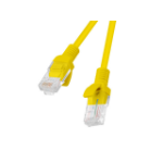 Lanberg PCU6-10CC-0500-Y networking cable Yellow 5 m Cat6 U/UTP (UTP)