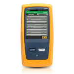 Fluke DSX2-5000 network cable tester Fiber cable tester Black, Yellow