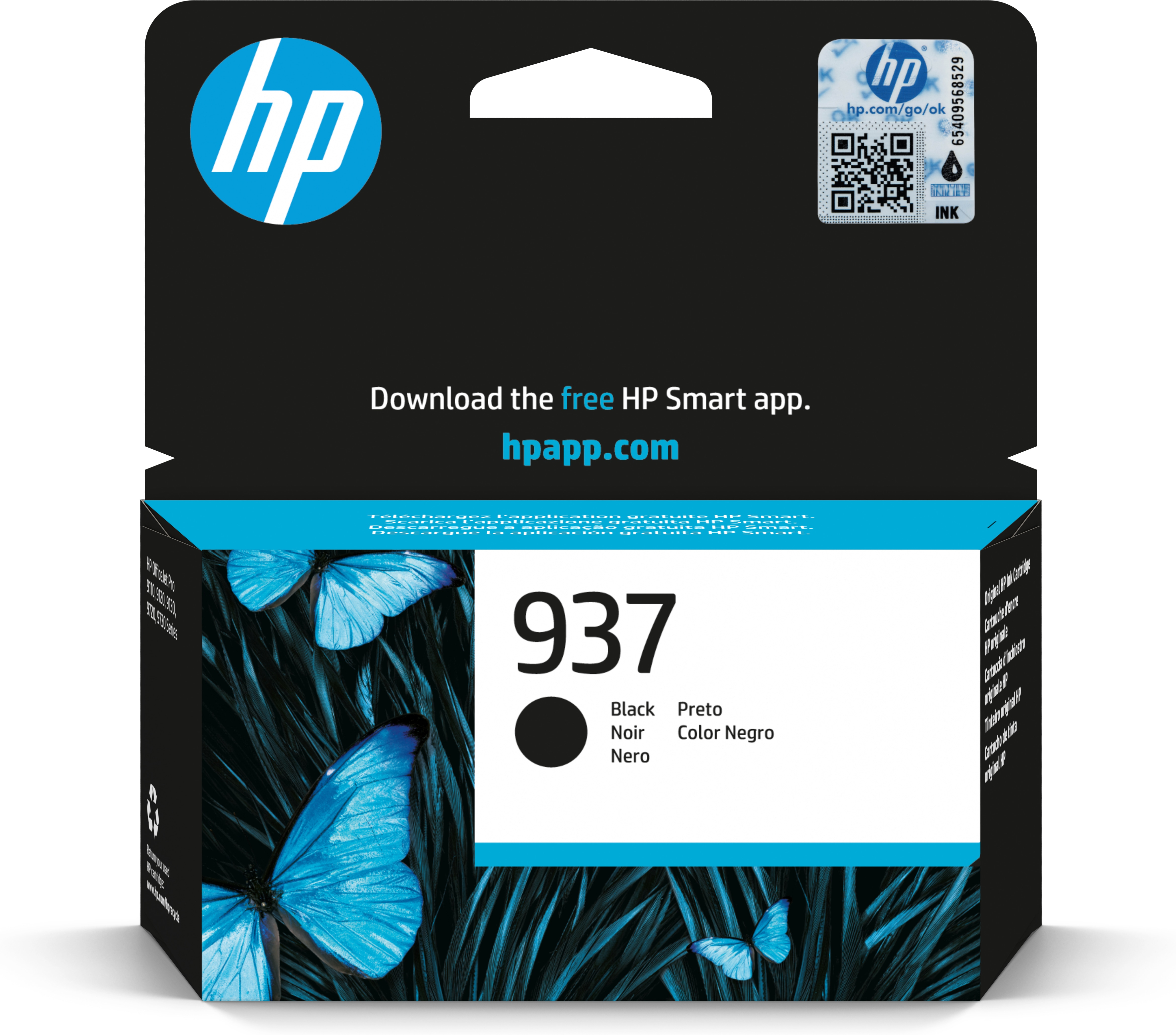 Image of HP 4S6W5NE/937 Printhead cartridge black, 1.45K pages ISO/IEC...