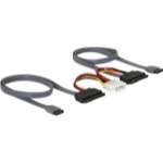 DeLOCK SATA All-in-One cable for 2x HDD SATA cable 0.5 m