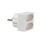 Bachmann 921.271 power plug adapter Type C (Europlug) White