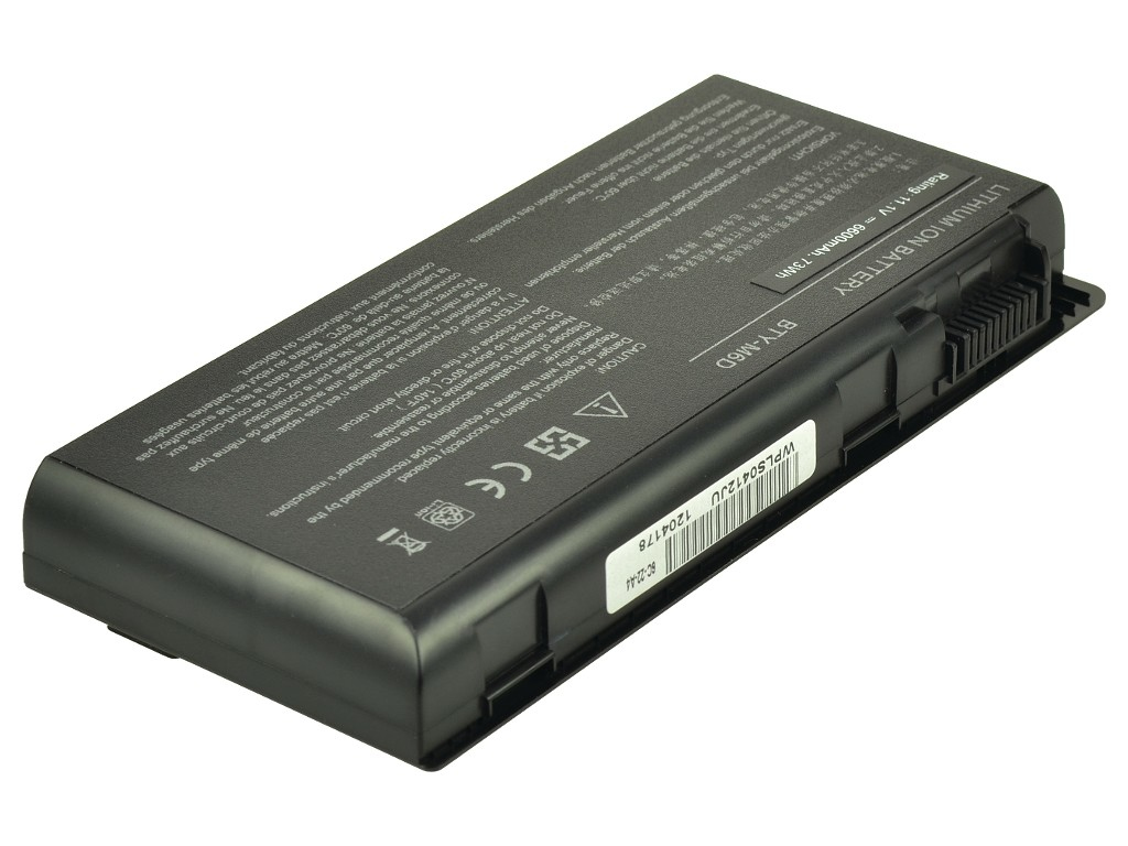 Image of 2-Power 11.1v, 9 cell, 73Wh Laptop Battery - replaces BTY-M6D