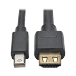 Tripp Lite P586-015-HD-V2A video cable adapter 181.1" (4.6 m) MINI DISPLAYPORT HDMI Black