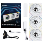 Lian Li 12RTLLCD1W3W computer cooling system Computer case Fan 12 cm White