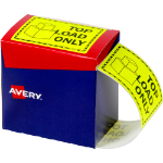 AVERY TOP LOAD ONLY LABELS FLUORO YELLOW 75 X 99.6MM PACK 750