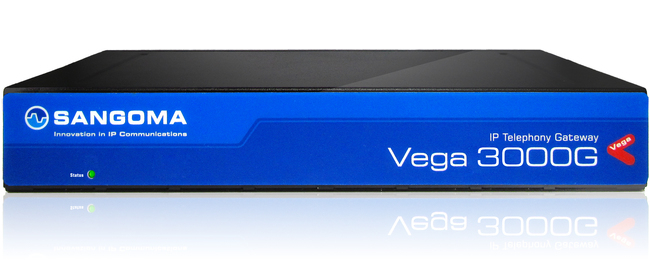 Image of SANGOMA Vega 3000G: 24 FXS Analog Gateway Up to 24 VoIP channels