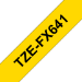 Brother TZE-FX641 DirectLabel black on yellow Laminat 18mm x 8m for Brother P-Touch TZ 3.5-18mm/36mm/6-18mm/6-24mm/6-36mm