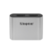 Kingston Technology Workflow microSD Reader Black, Silver