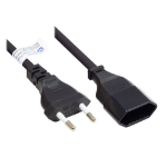 Alcasa P0300-S002 power cable Black 0.2 m Power plug type C