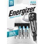 Energizer Max Plus Alkaline AAA Battery Pack of 4