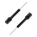 Deltaco 1902634 networking cable White 2 m Cat6a U/UTP (UTP)