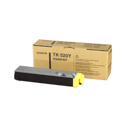 Image of Kyocera 1T02HJAEU0/TK-520Y Toner-kit yellow. 4K pages/5% for Kyocera F