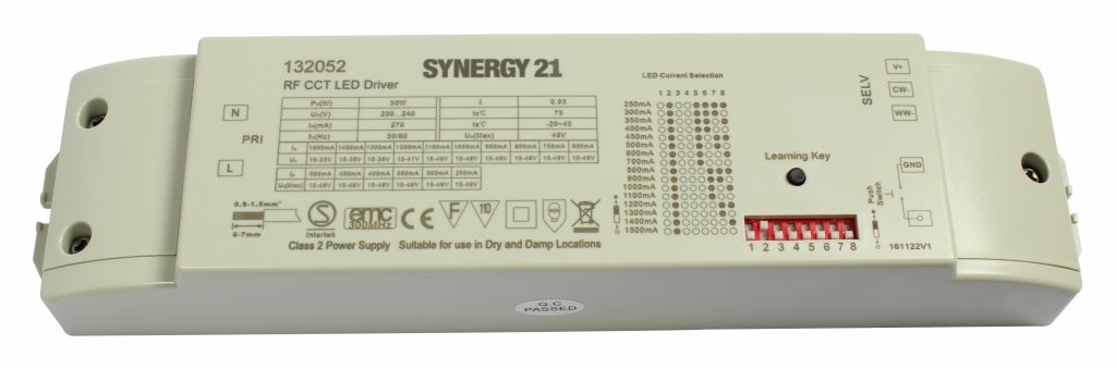 S21-LED-SR000167 SYNERGY 21 Controller EOS 05 2-Kanal Controller+Netzteil CV - 24V 50W