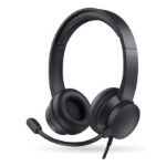 BRobotix 406054 audífono y auriculare Auriculares Alámbrico Diadema Business/Everyday USB tipo A Negro