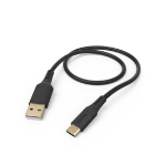 Hama Flexible USB cable USB 2.0 1.5 m USB A USB C Black