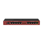Mikrotik RB2011ILS-IN wired router Gigabit Ethernet Black, Bordeaux