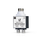 Ubiquiti AF-11-DUP-H fibre optic adapter 1 pc(s) Black, Silver, White