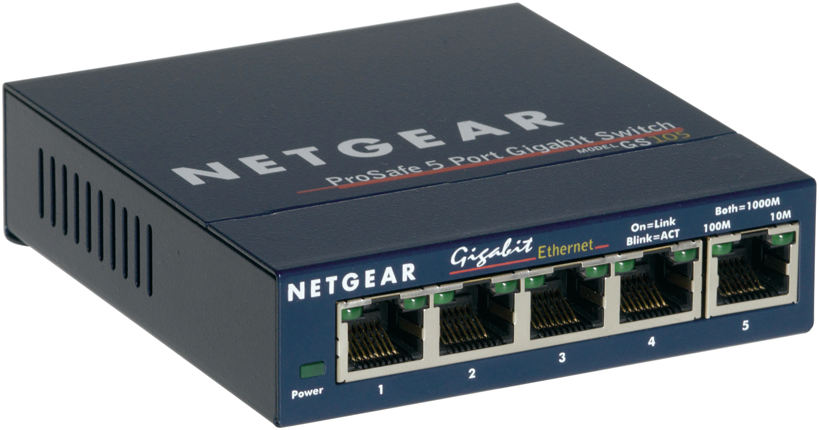 Image of NETGEAR GS105 Unmanaged Gigabit Ethernet (10/100/1000) Blue