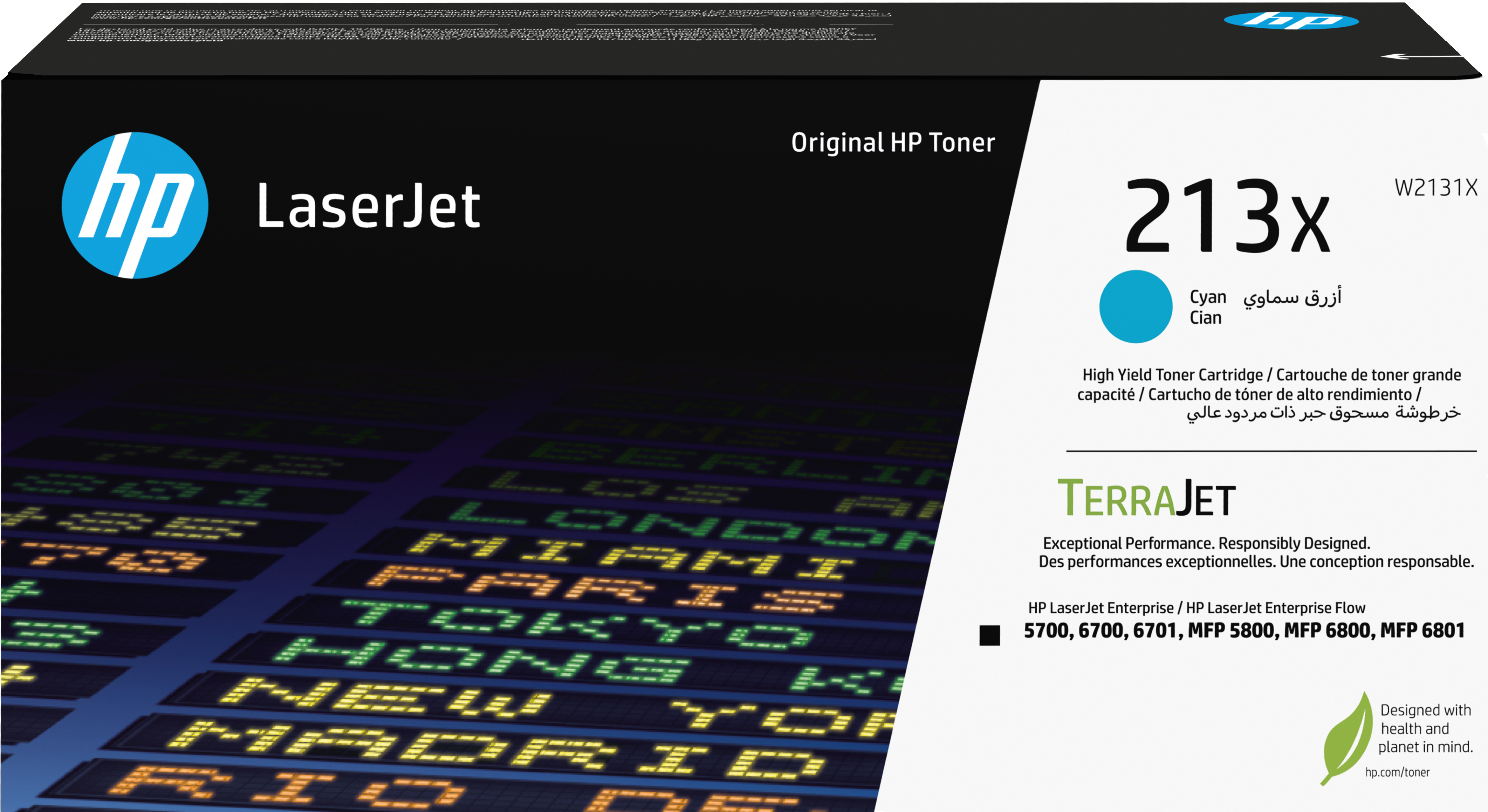 Image of HP W2131X/213X Toner cartridge cyan high-capacity, 6K pages...